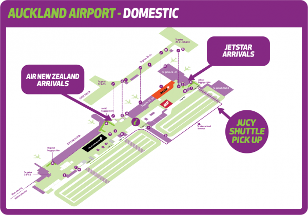 Auckland Domestic Shuttle Airport Map4 